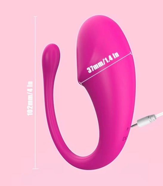 BlushLink App-Controlled Dual-Stim Vibrator
